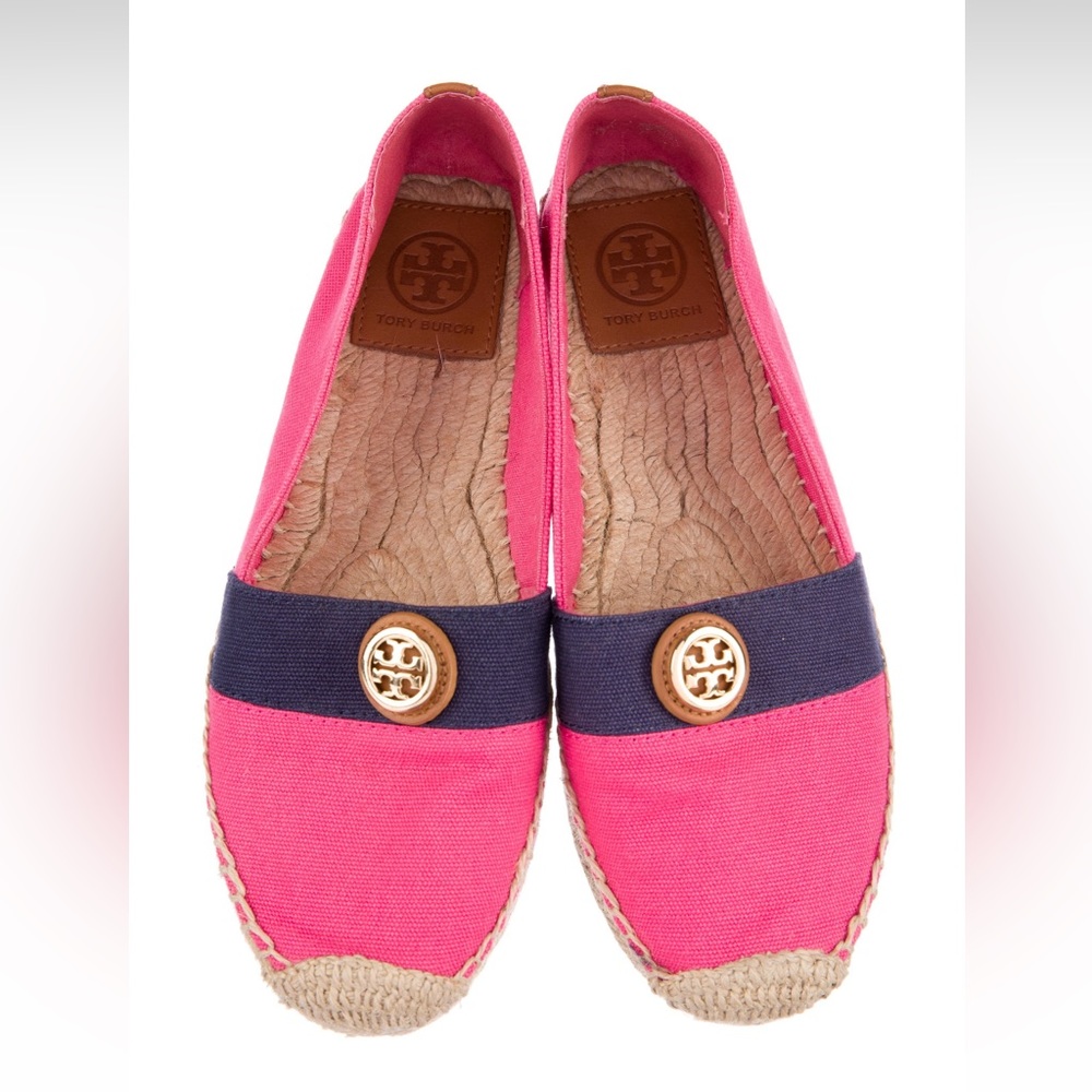Tory Burch Color-block Round Toe Espadrille